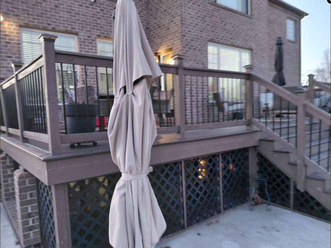 Custom-built residential deck project